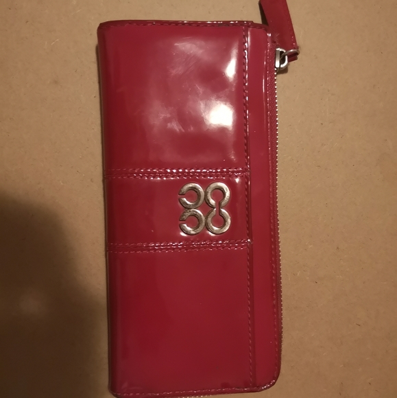 COACH JULIA PATENT SLIM ZIP AROUND WALLET - Picture 2 of 5